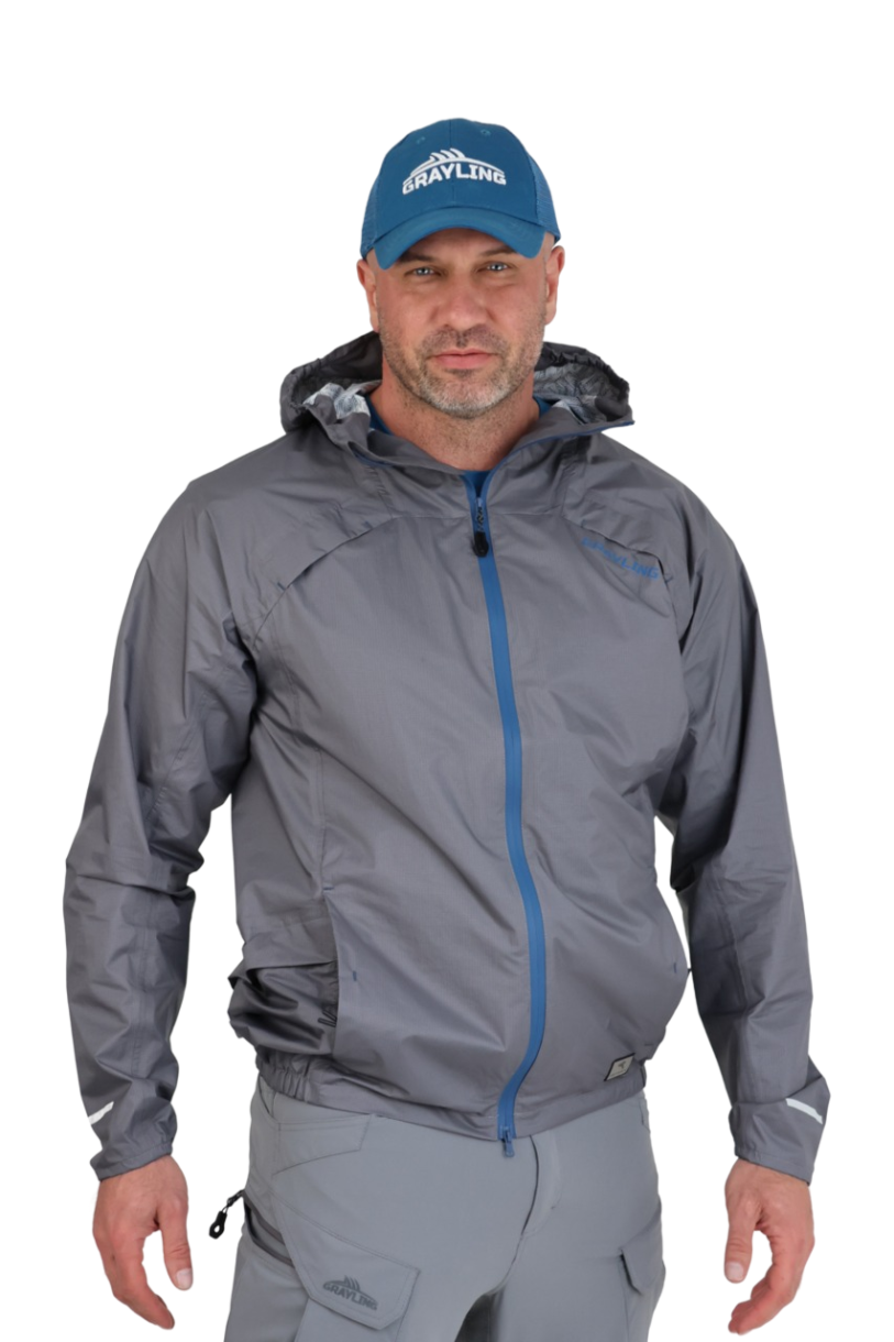 Нельма ветровка GRAYLING, т.серый