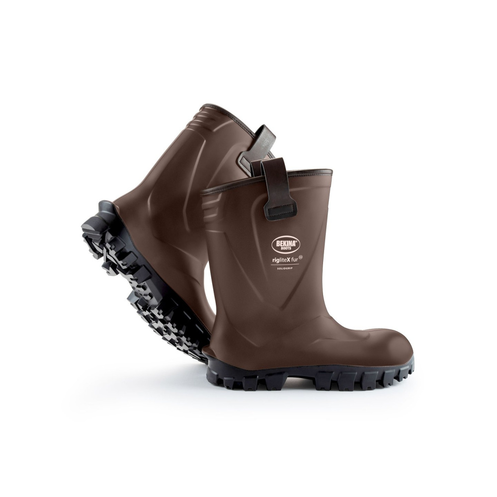 BEKINA RIGLITE X Fur 04 brown сапоги Bekina